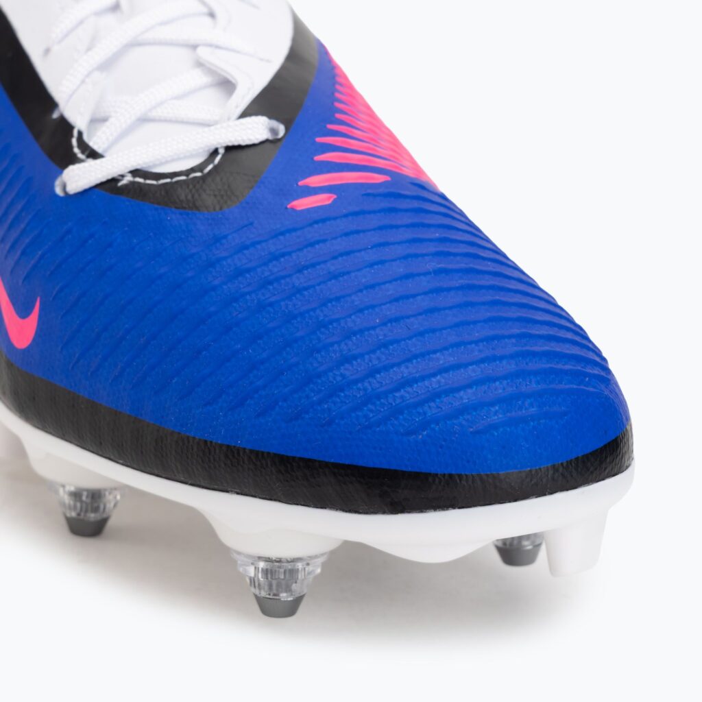 Футбольные бутсы Nike Phantom 6 Low Academy SG racer blue/white/pink blast