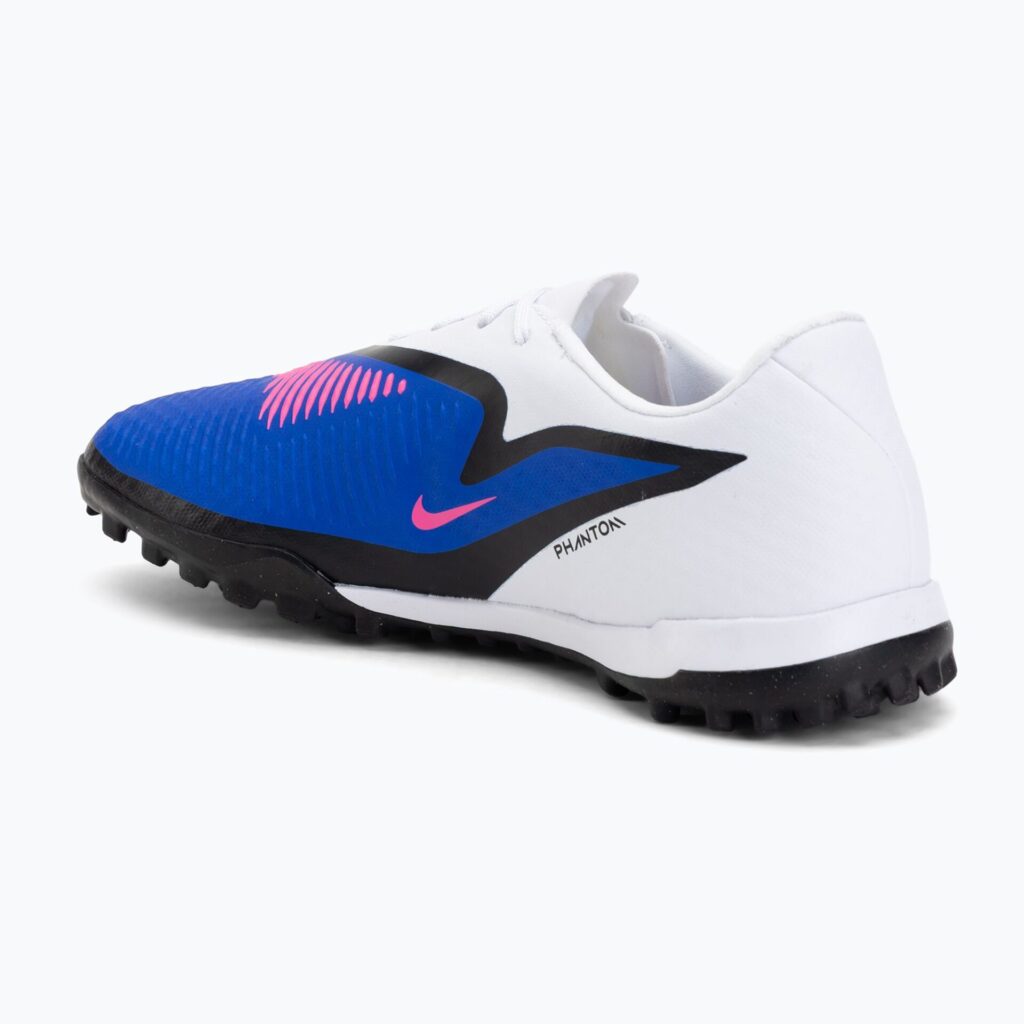 Футбольные бутсы Nike Phantom 6 Low Academy TF racer blue/white/pink blast