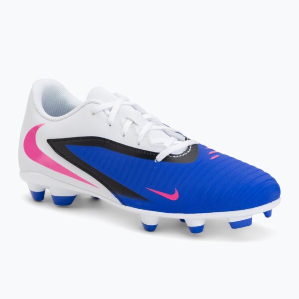 Футбольные бутсы Nike Phantom 6 Low Club FG/MG racer blue/white/pink blast