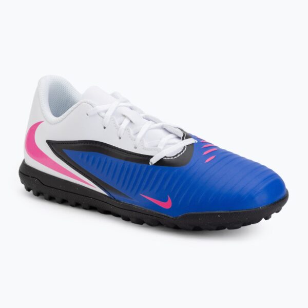 Футбольные бутсы Nike Phantom 6 Low Club TF racer blue/white/pink blast