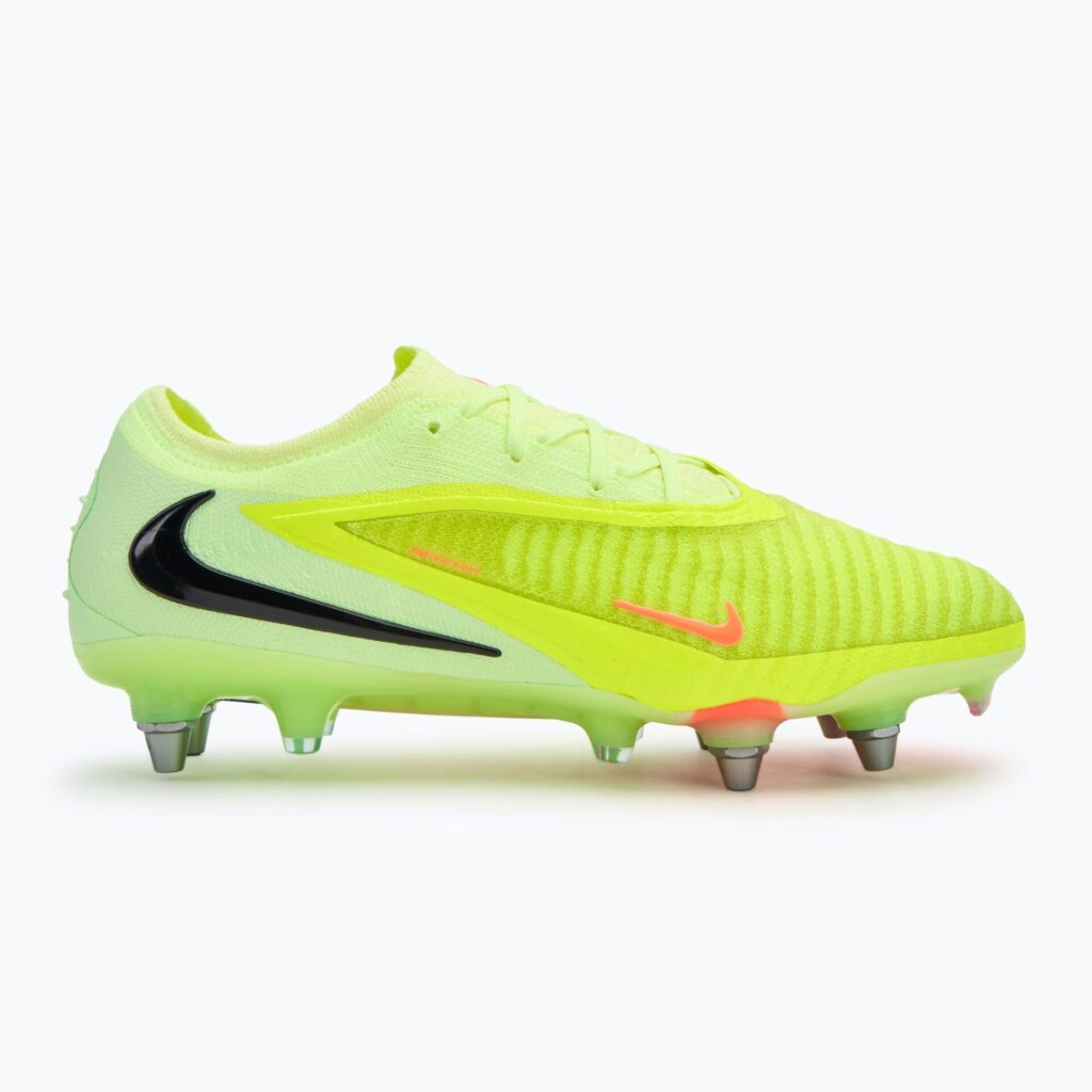 Футбольные бутсы Nike Phantom 6 Low Elite SG-Pro hyper crimson/limelight/black