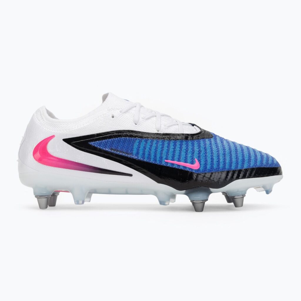Футбольные бутсы Nike Phantom 6 Low Elite SG-Pro racer blue/white/pink blast