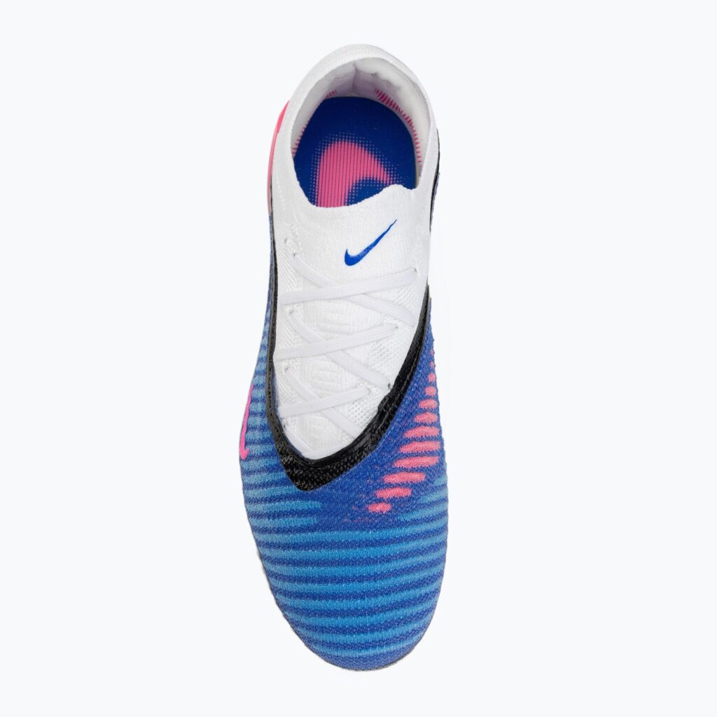 Футбольные бутсы Nike Phantom 6 Low Elite SG-Pro racer blue/white/pink blast