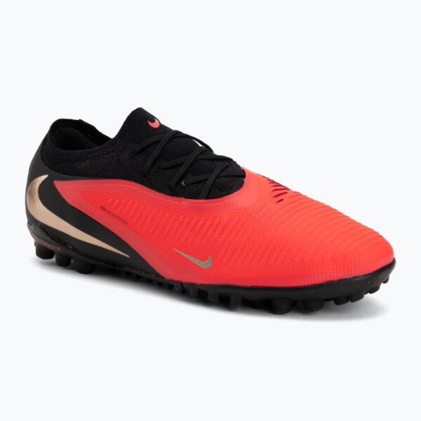 Футбольные бутсы Nike Phantom 6 Low Pro bright crimson/black/blur