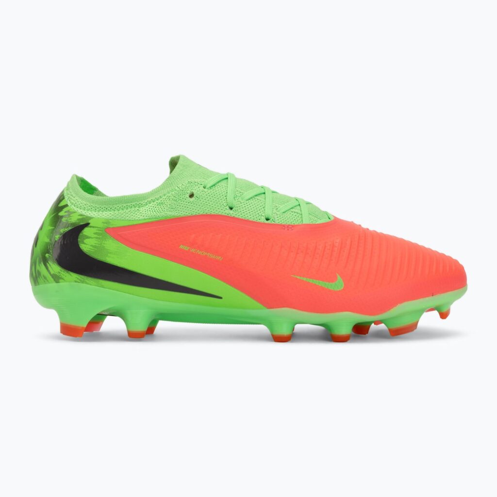 Футбольные бутсы Nike Phantom 6 Low Pro Erling Haaland FG hot punch/green strike/black