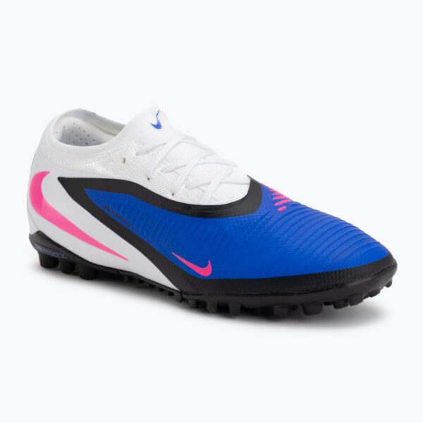 Футбольные бутсы Nike Phantom 6 Low Pro TF racer blue/white/pink blast