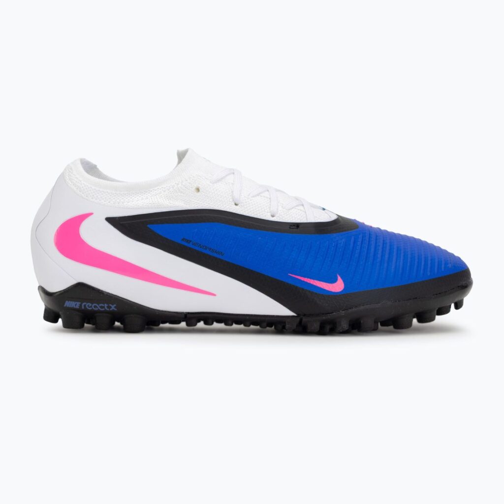Футбольные бутсы Nike Phantom 6 Low Pro TF racer blue/white/pink blast
