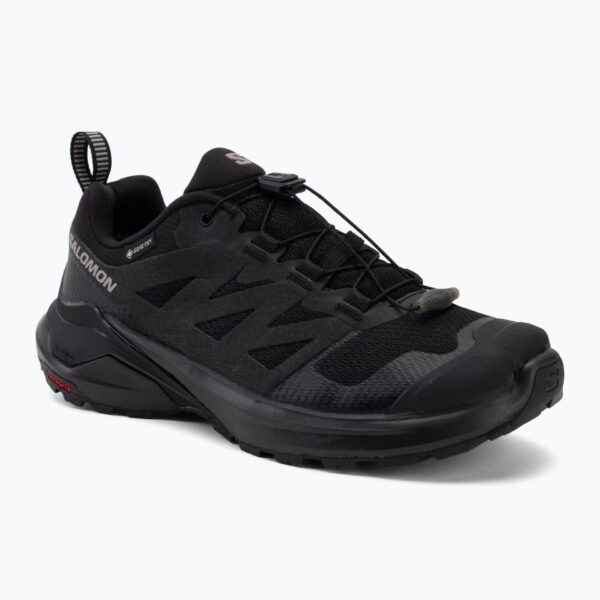 Женские треккинговые кроссовки Salomon X-Adventure GTX Black/Black/Black