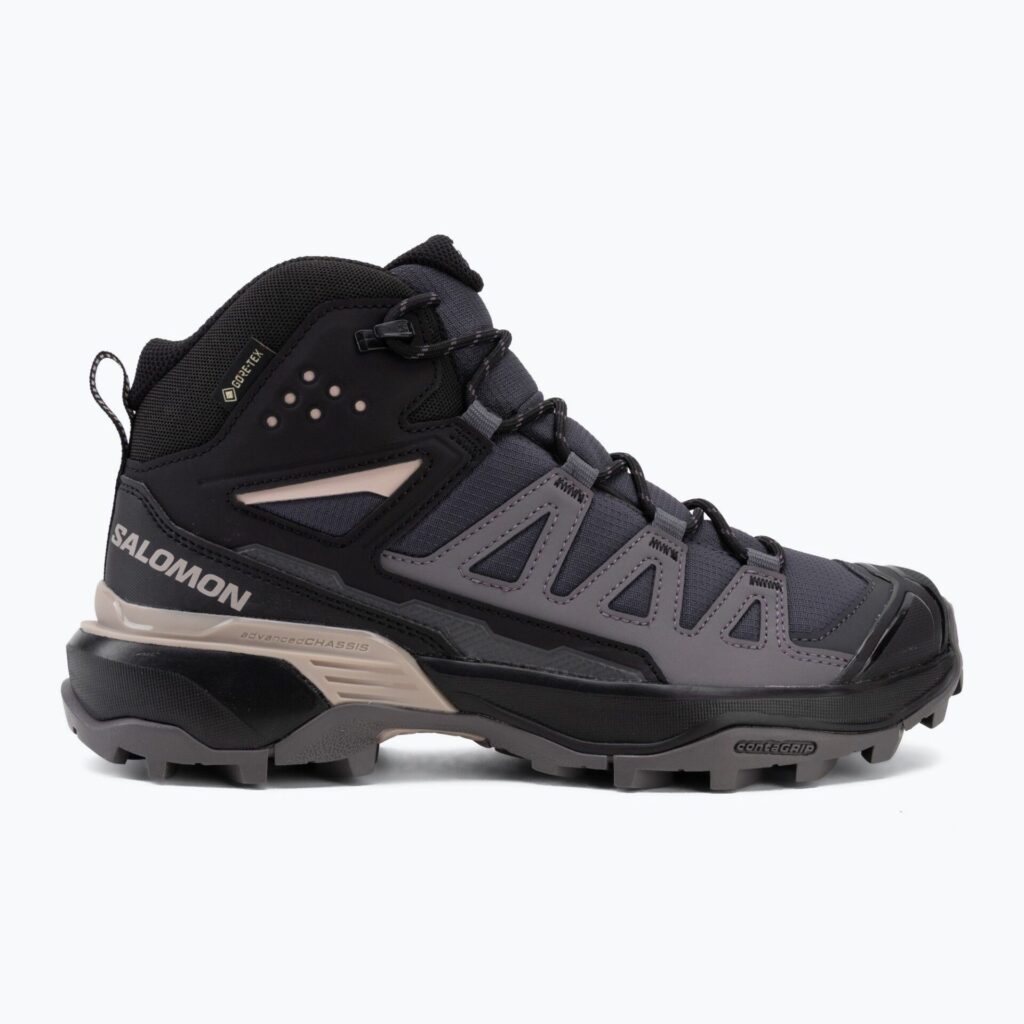 Женские треккинговые кроссовки Salomon X Ultra 360 MID GTX nine iron/excalibur