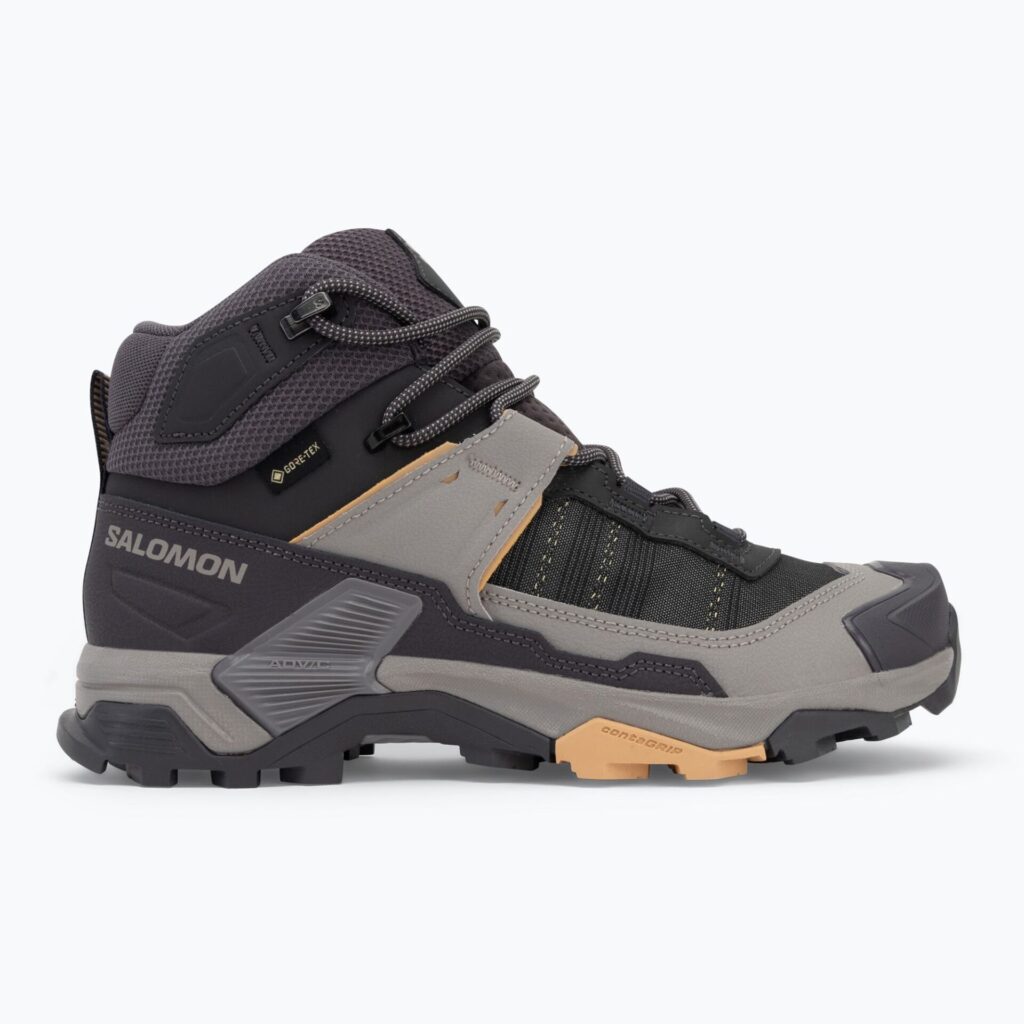 Женские треккинговые кроссовки Salomon X Ultra 5 MID GTX nine iron/gull/soft clay