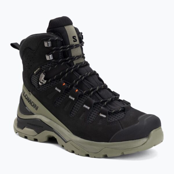 Мужские треккинговые кроссовки Salomon Quest 5 GTX black/dlicgr/black