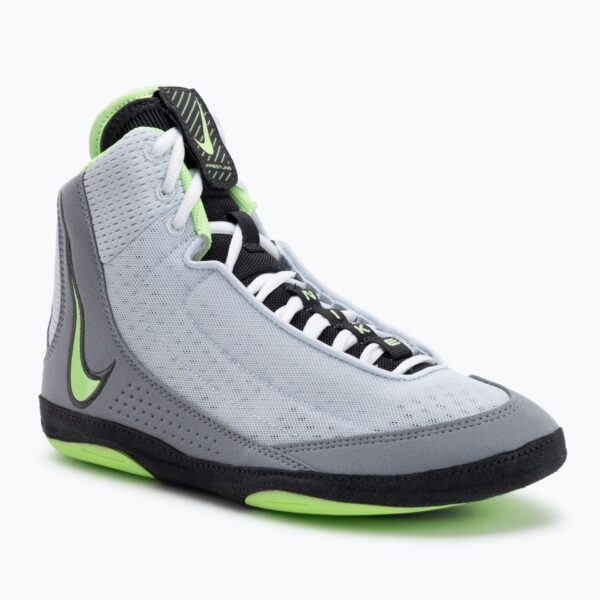 Борцовки Nike Inflict 4 football grey/lime blast/anthracite/white