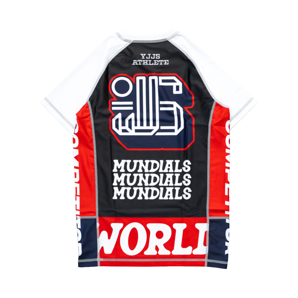YJJS Рашгард MUNDIALS (WHITE/BLACK)