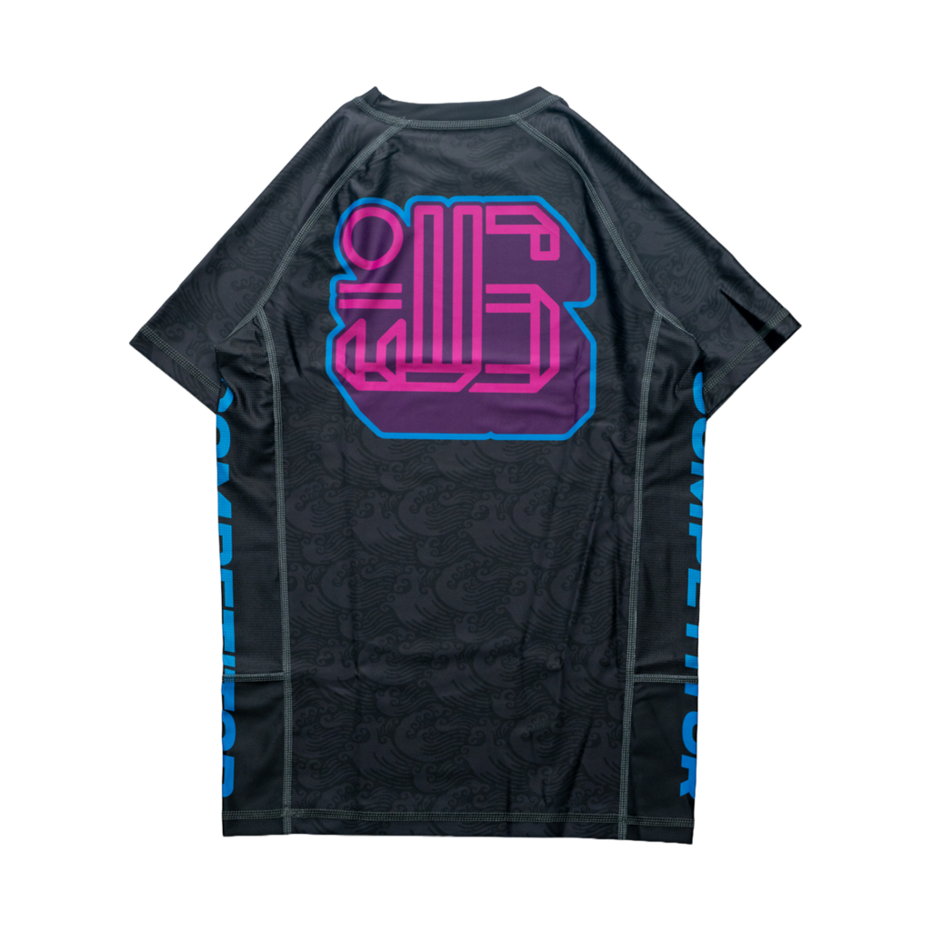 YJJS Рашгард SURF CREW (BLACK)