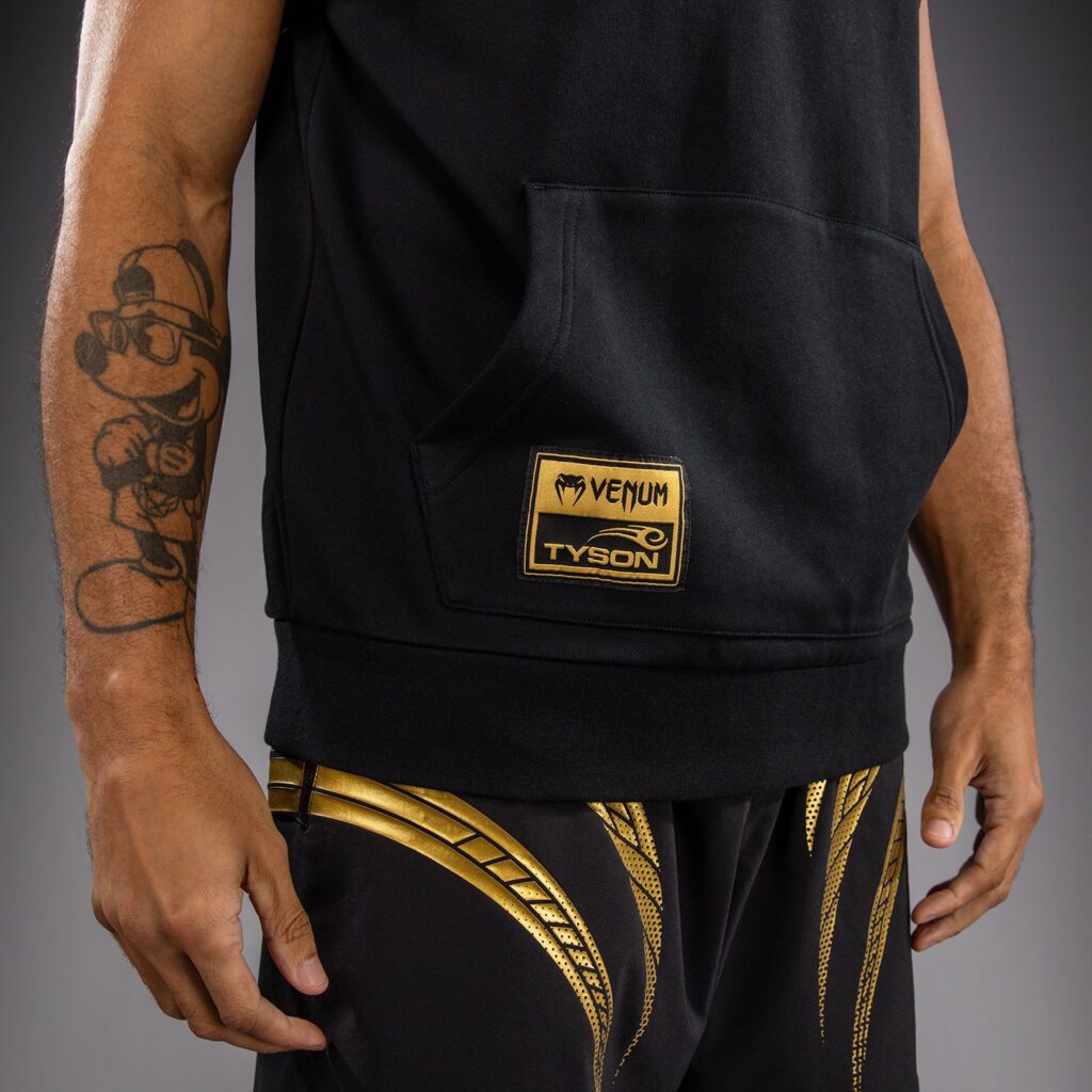 Худи Venum x Mike Tyson Tiger Sleeveless - Black/Gold