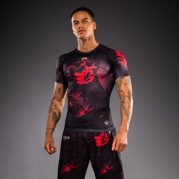 Рашгард Jujutsu Kaisen x Venum Itadori Short Sleeve - Black/Red