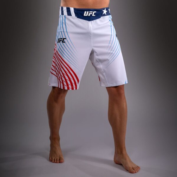 Шорты Men's Official UFC Freedom 250 by Venum White Authentic Fight Night Long Fit Fight