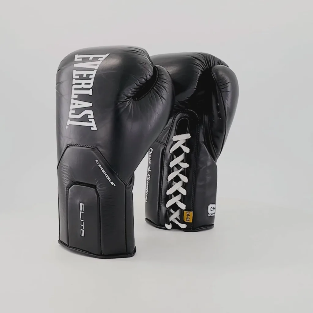 Боксёрские перчатки Everlast Elite Pro Leather Lace Up