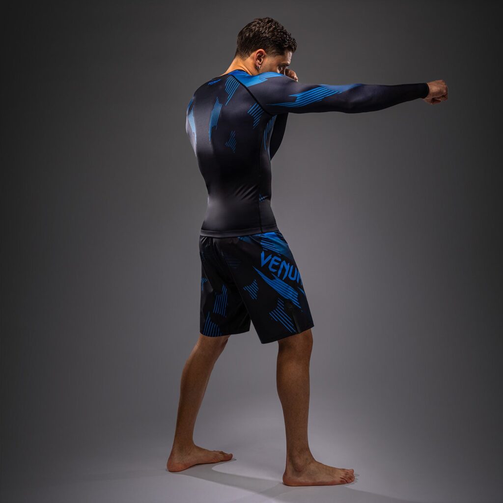 Рашгард Venum No-Gi 6.0 Long Sleeve - Black/Blue