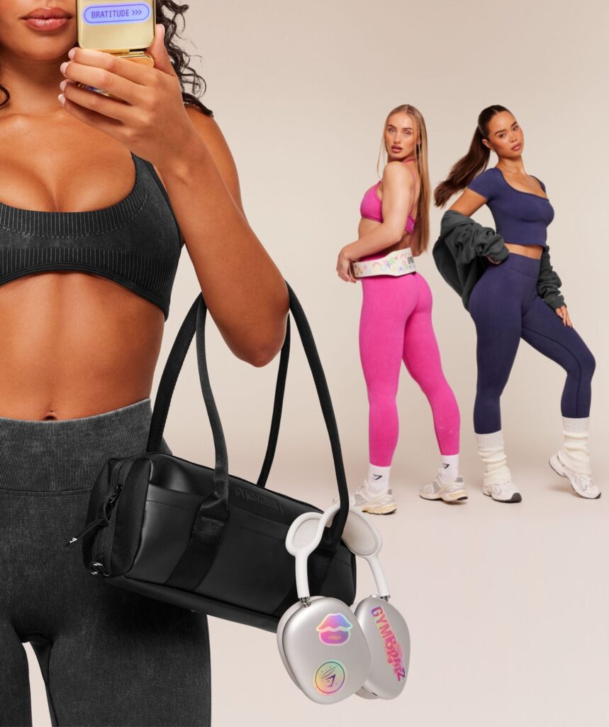 Леггинсы Gymshark Gymshark x Bratz - Super-Set Pink/Wash