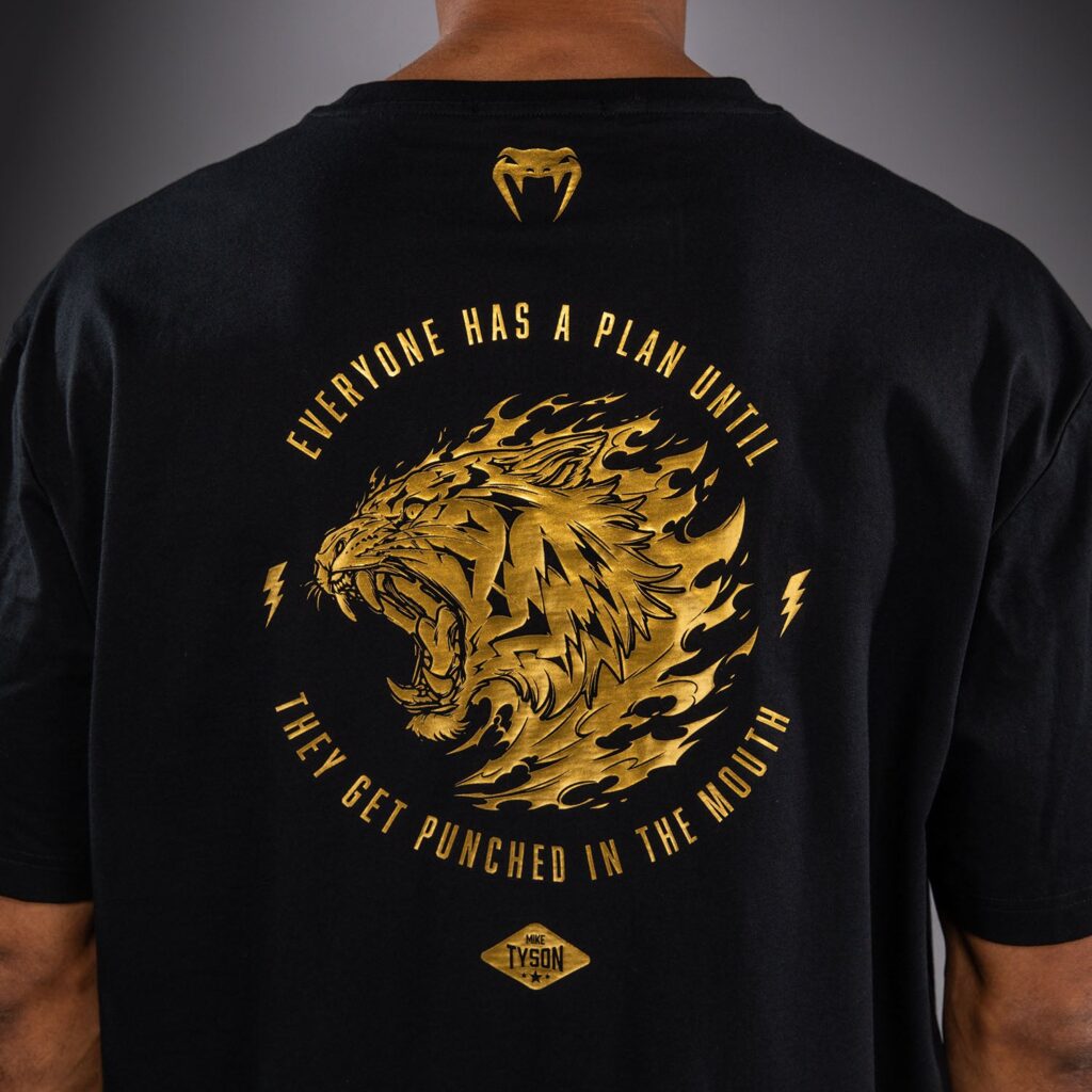 Футболка Venum x Mike Tyson Tiger - Black/Gold