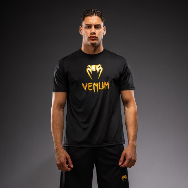 Футболка Venum Classic Dry Tech - Black/Gold