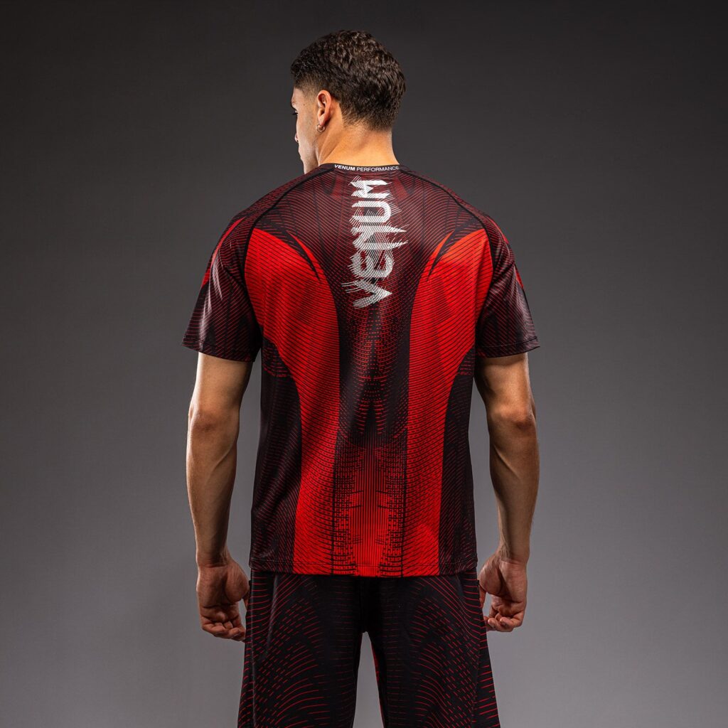 Футболка Venum Galactic 3.0 Dry Tech - Red/Silver