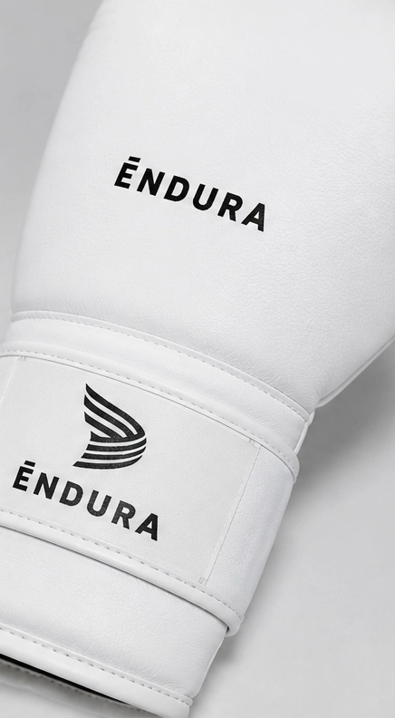 Боксёрские перчатки Endura "VINTAGE" Velcro - White