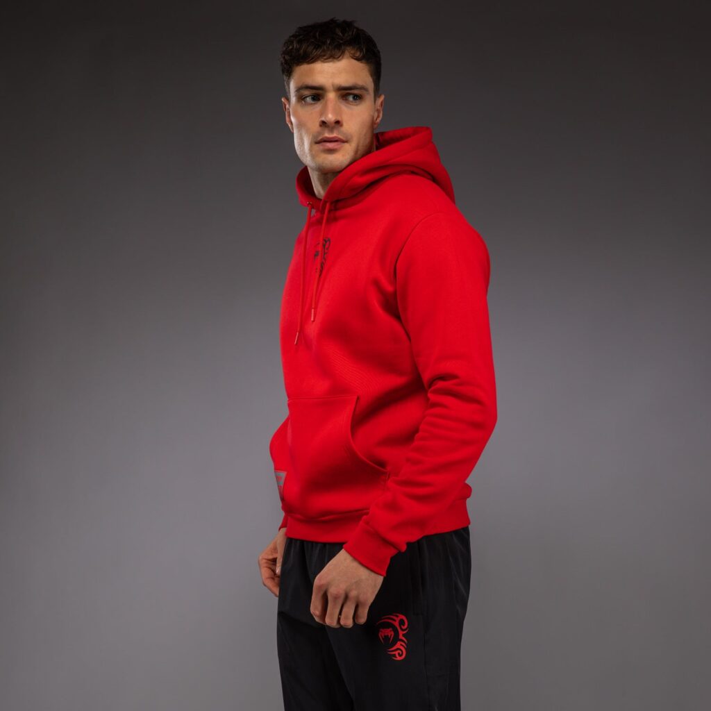 Худи Venum x Mike Tyson Tiger - Intense Red/Deep Black