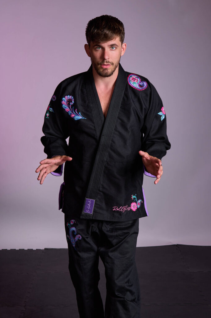 Rollbiss Кимоно Black Paisley BJJ