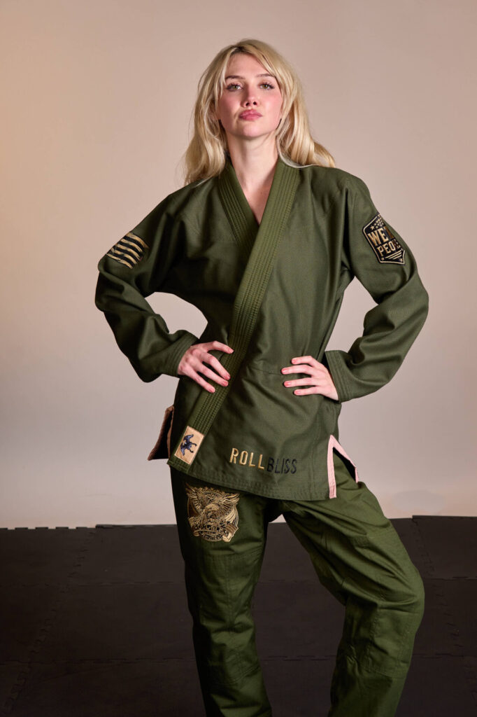 Rollbiss Кимоно Army Green Freedom BJJ