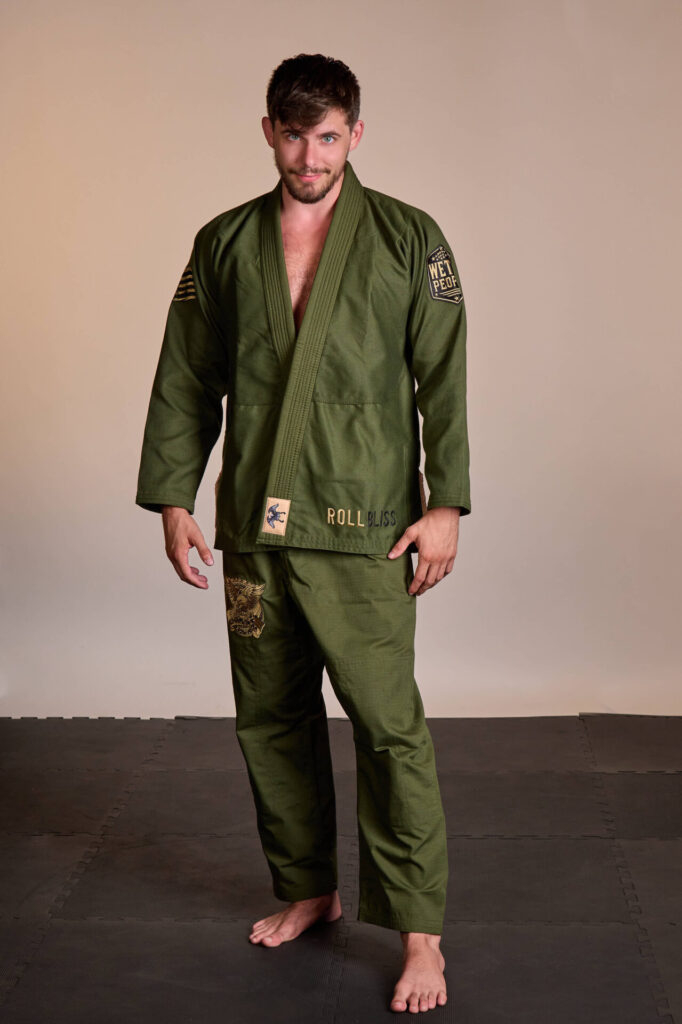 Rollbiss Кимоно Army Green Freedom BJJ