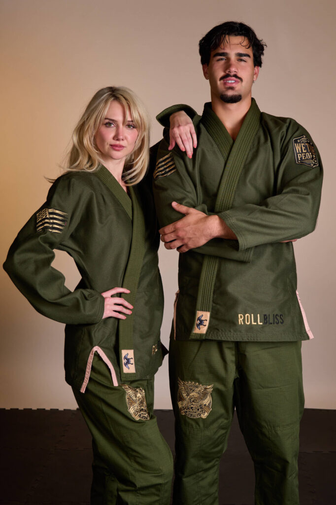 Rollbiss Кимоно Army Green Freedom BJJ