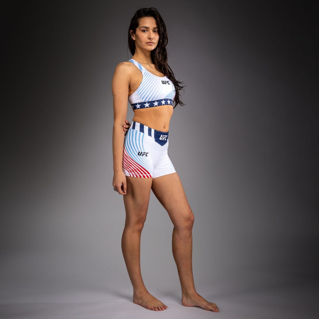 Шорты Women's Official UFC Freedom 250 by Venum White Authentic Fit Vale Tudo Short