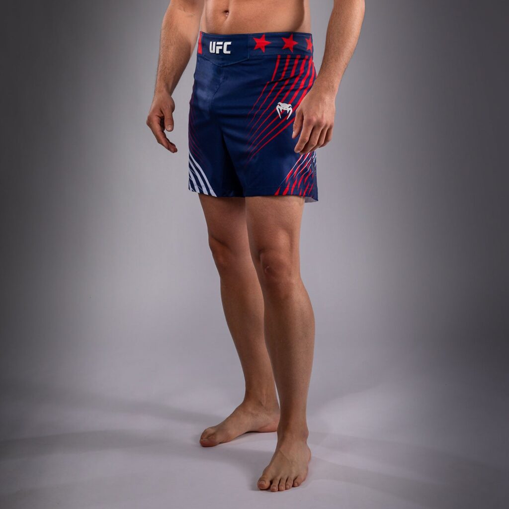 Шорты Men's Official UFC Freedom 250 by Venum Blue Authentic Fight Night Fit Fight Short
