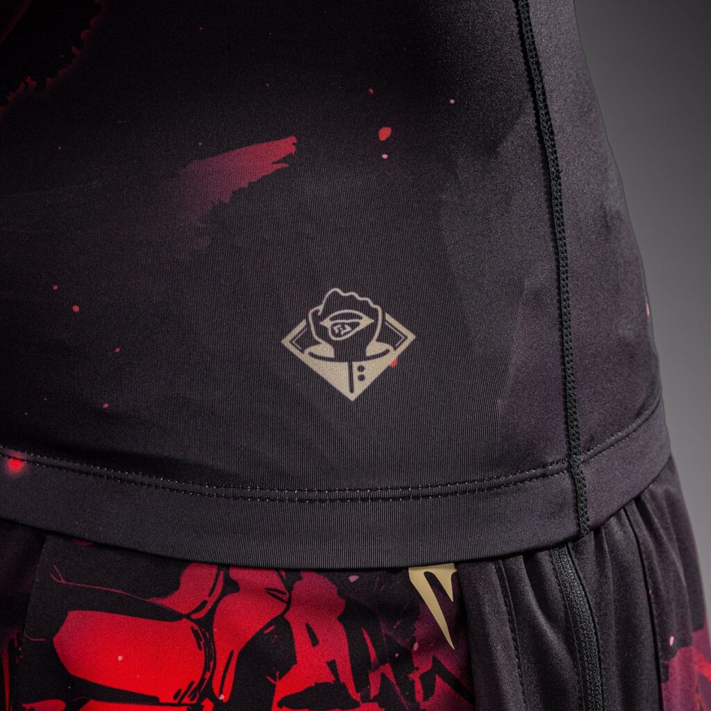 Рашгард Jujutsu Kaisen x Venum Itadori Short Sleeve - Black/Red