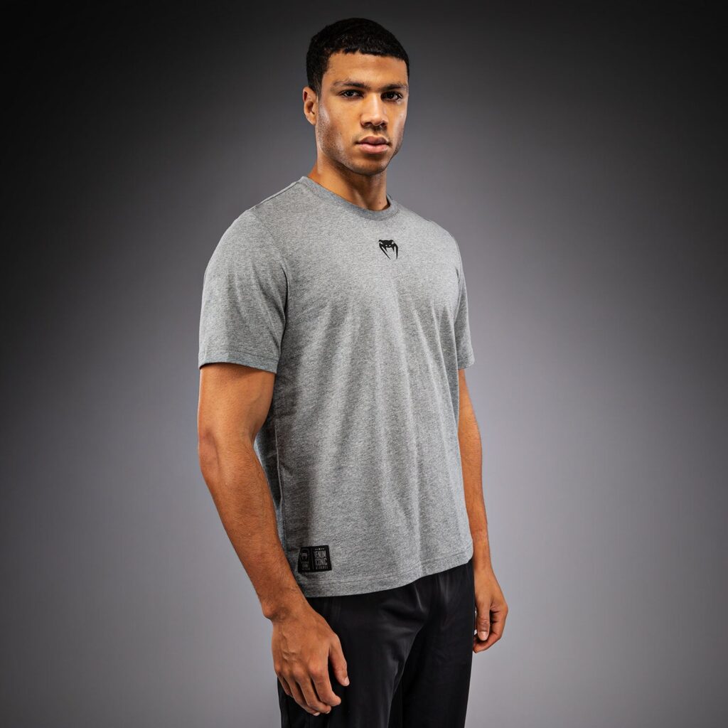 Футболка Venum Fight Icon Cotton - Light Heather Grey