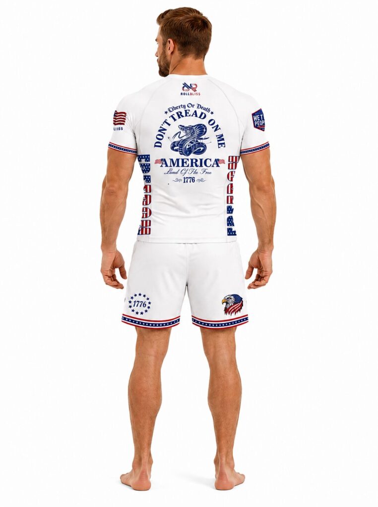 Rollbiss Рашгард White Freedom BJJ