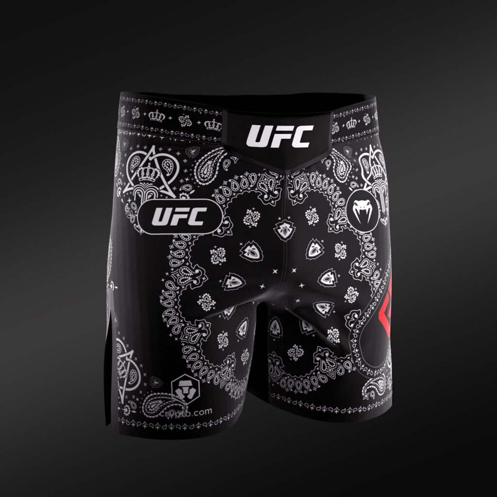 Шорты Men’s UFC Adrenaline Unrivaled by Venum Black King Green Fit Fight Short