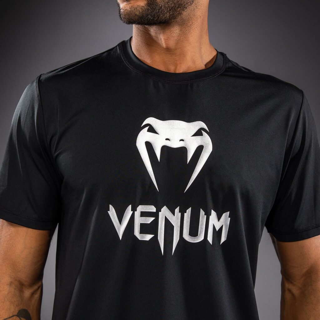 Футболка Venum Classic Dry Tech - Black/Silver