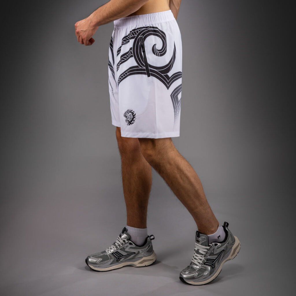 Шорты Venum x Mike Tyson Tiger Training - Optical White/Deep Black
