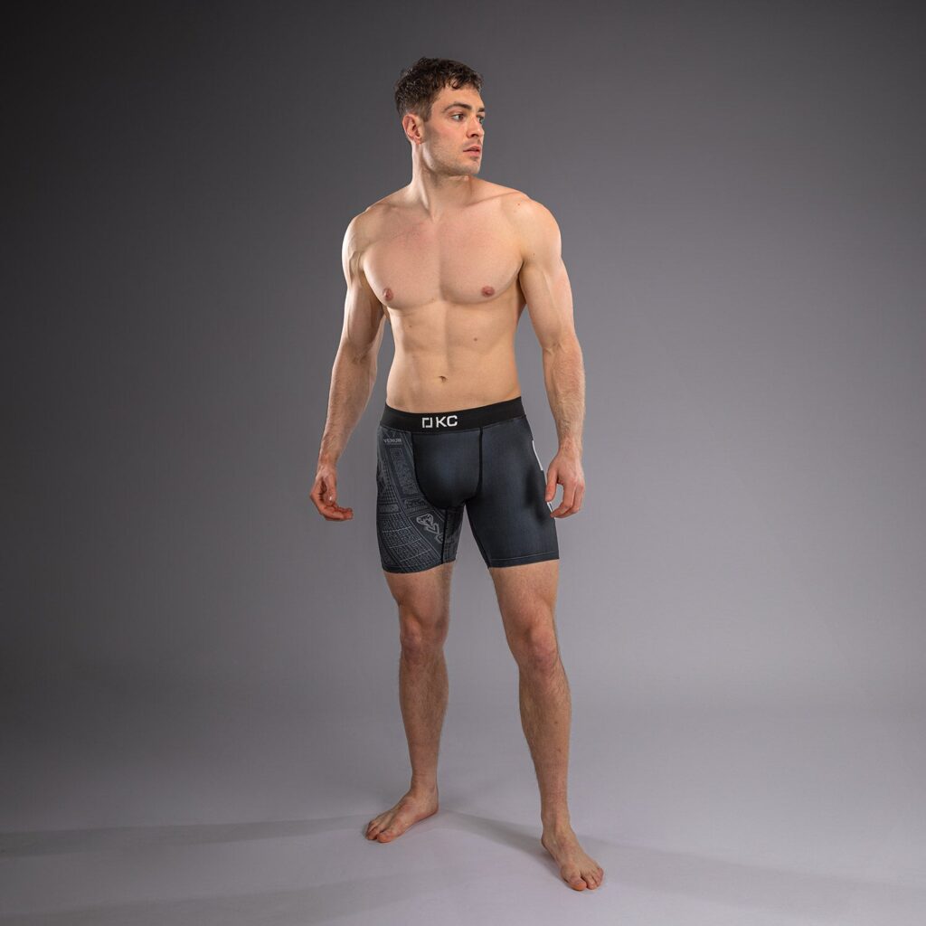 Шорты Karate Combat by Venum Vale Tudo - Black/Grey