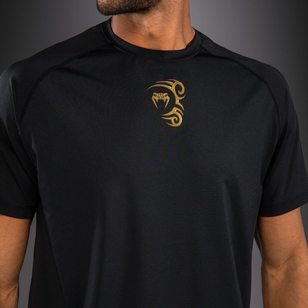 Футболка Venum x Mike Tyson Tiger Dry Tech - Black/Gold