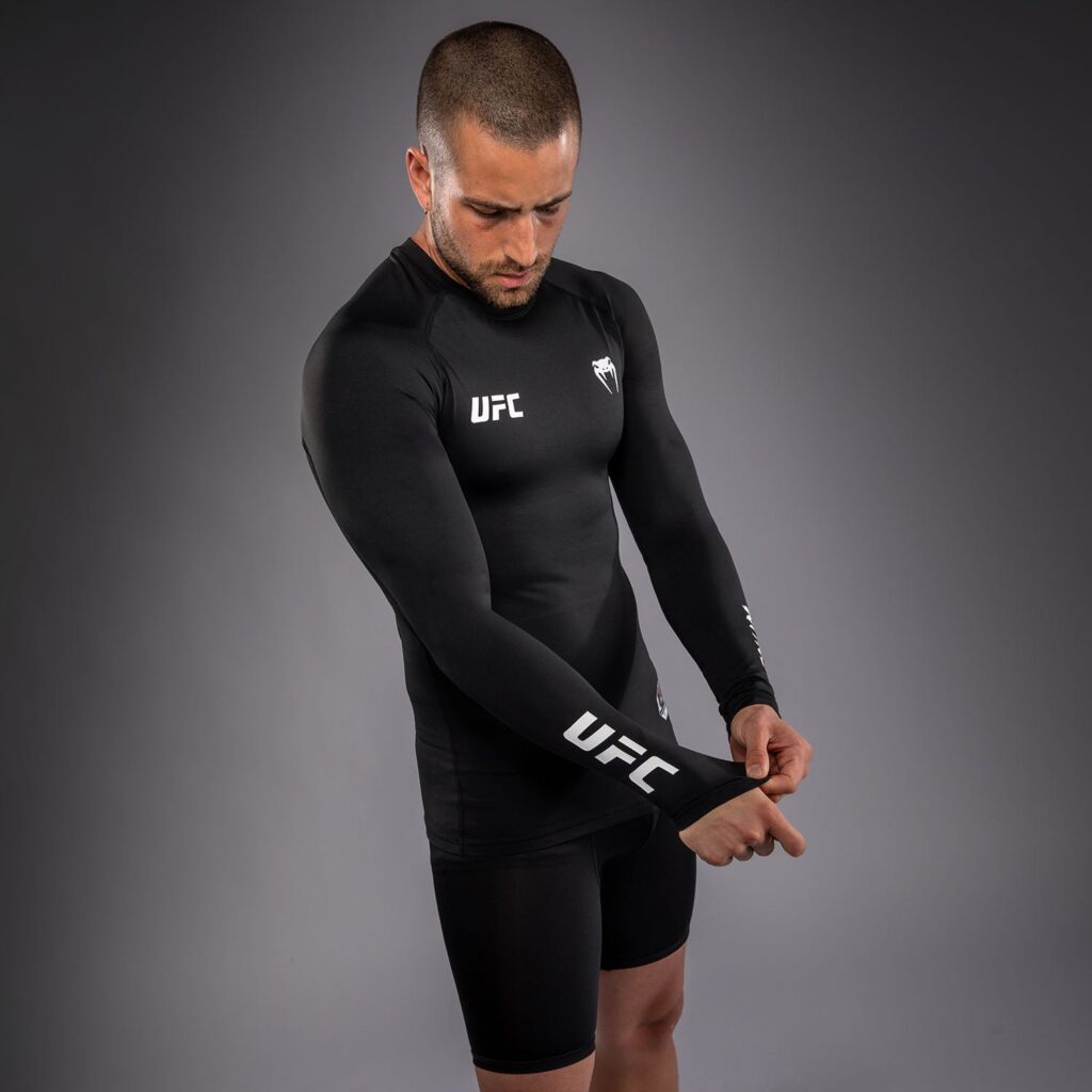Рашгард Venum UFC Unity by Venum Authentic Fight Week Men's Performance Long Sleeve - Black