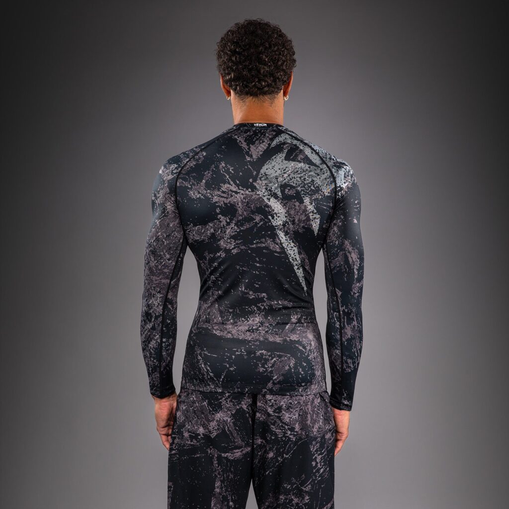 Рашгард Venum Rage & Workout Long Sleeve - Black/Grey