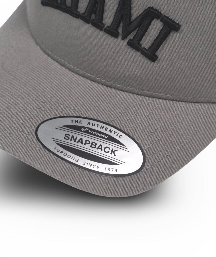 Tatami Embroidered Snapback - Grey