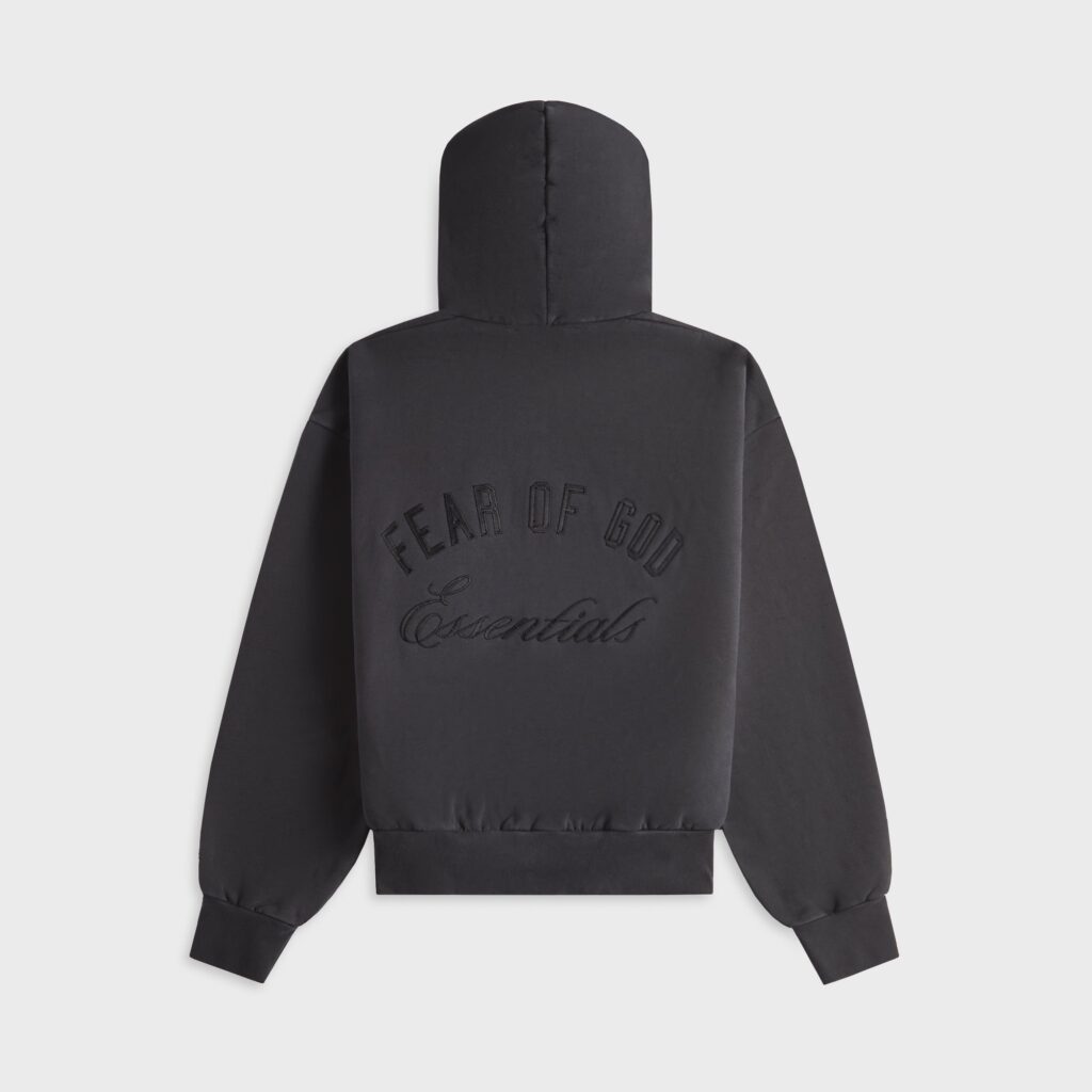 Худи Essentials Classic Full Zip - Vintage Black