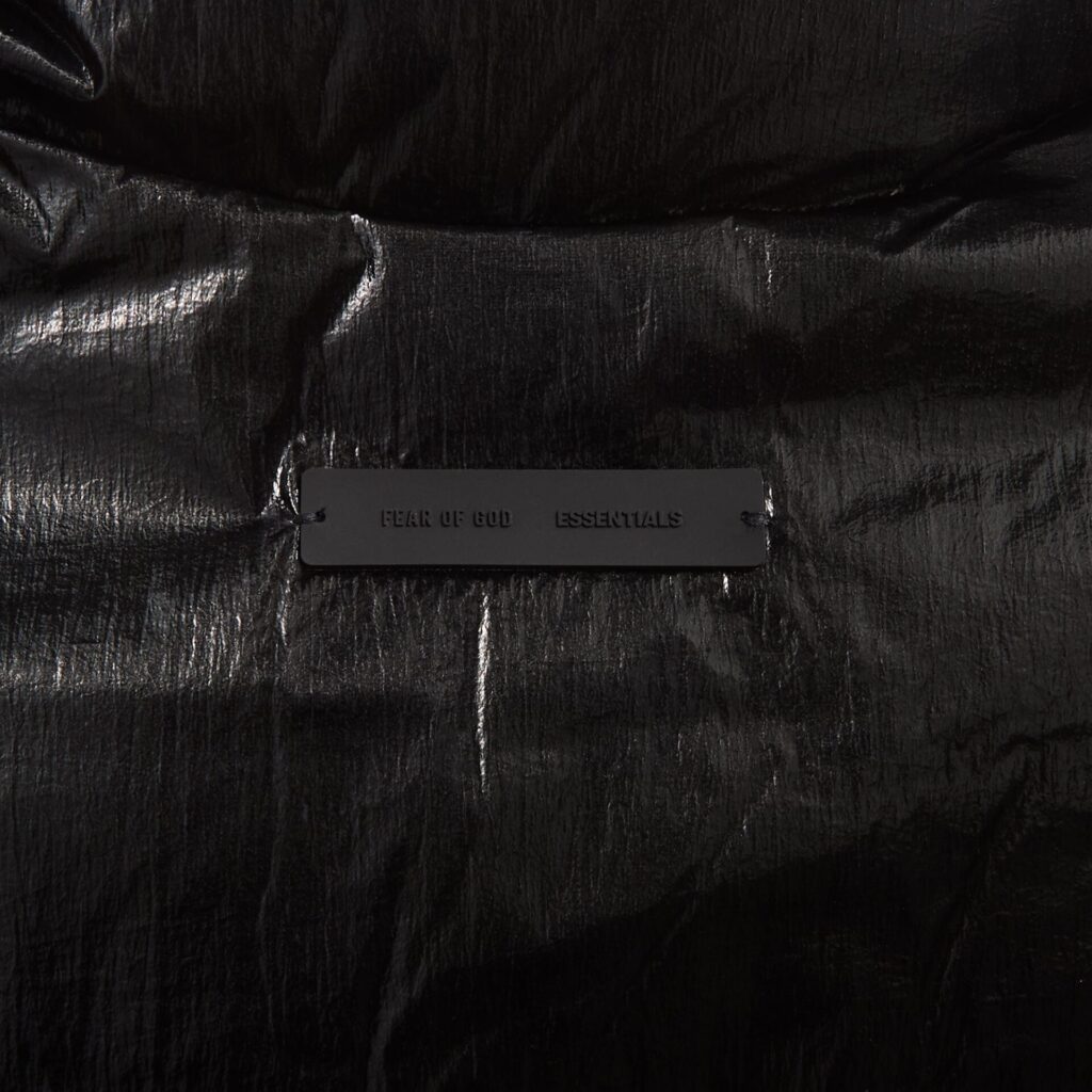 Куртка Essentials Fear of God Puffer - Metallic Black