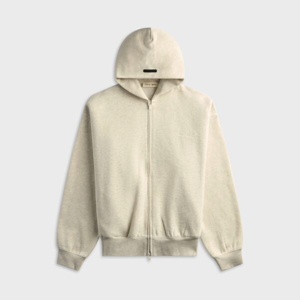 Худи Essentials Signature Classic Full Zip - Oatmeal Heather / Light Heather