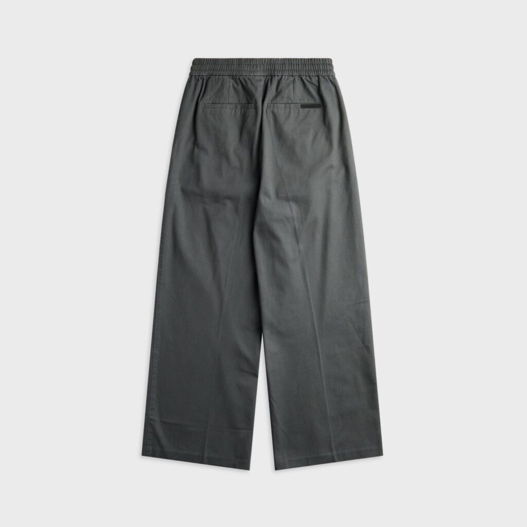 Штаны Essentials Cotton Twill Pleat Front Drawstring Pant - Iron Grey